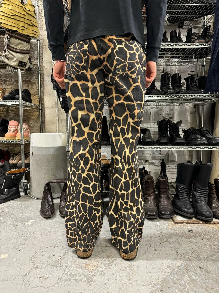 FW2000 Roberto Cavalli Seisma Guava Black Pants rwAwjvb 2