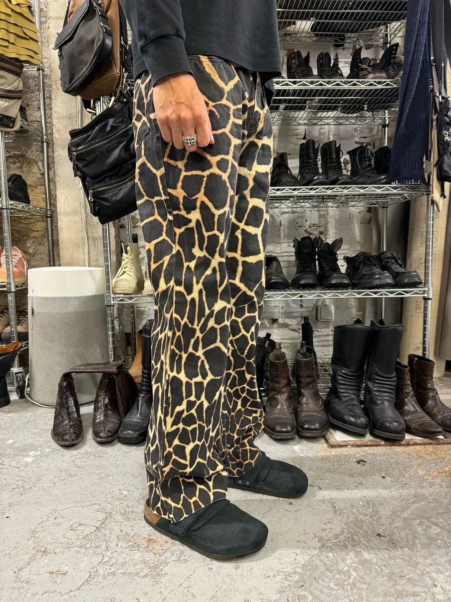 FW2000 Roberto Cavalli Seisma Guava Black Pants rwAwjvb 3