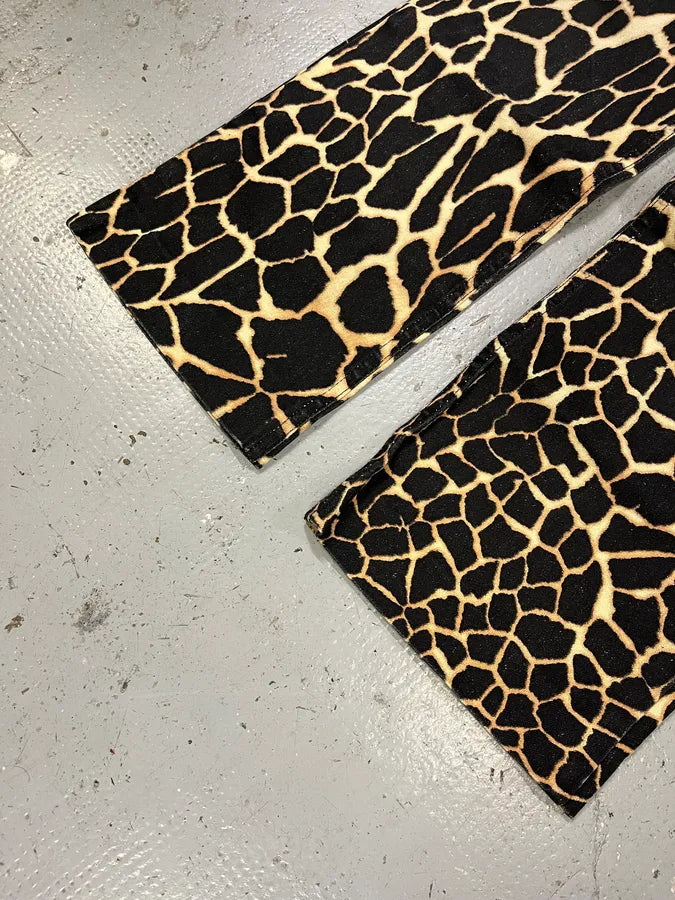 FW2000 Roberto Cavalli Seisma Guava Black Pants rwAwjvb 6