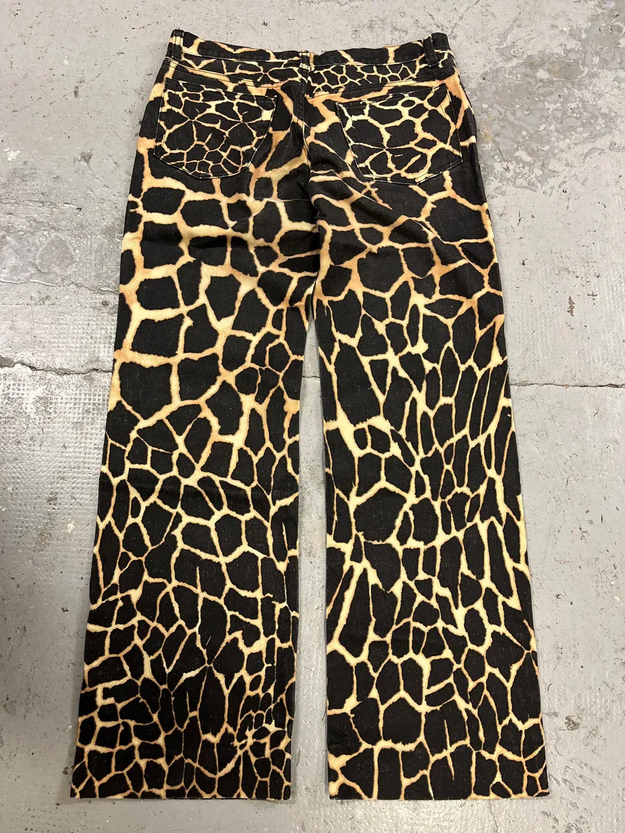 FW2000 Roberto Cavalli Seisma Guava Black Pants rwAwjvb 7