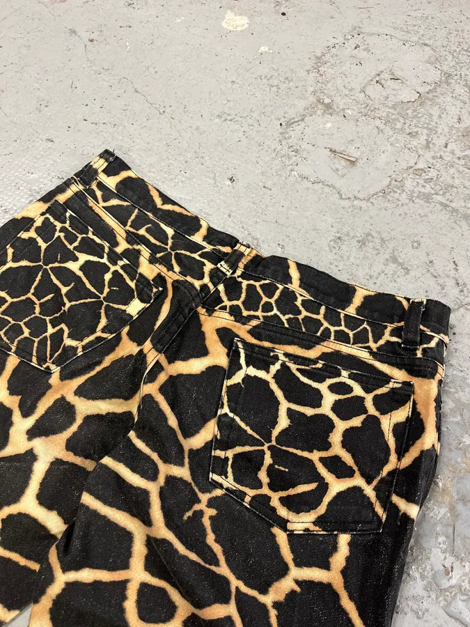 FW2000 Roberto Cavalli Seisma Guava Black Pants rwAwjvb 8