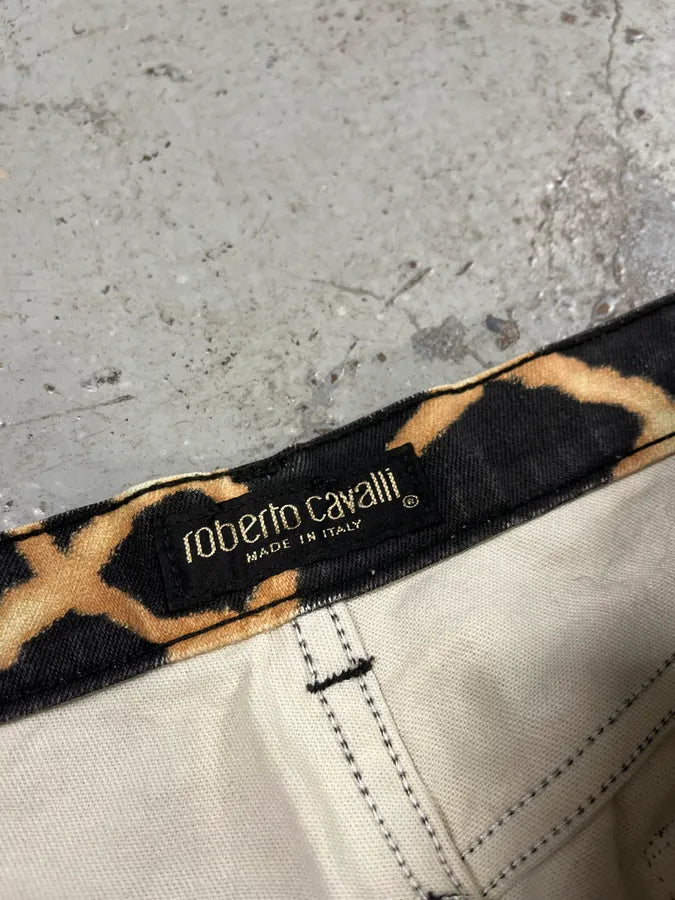 FW2000 Roberto Cavalli Seisma Guava Black Pants rwAwjvb 9