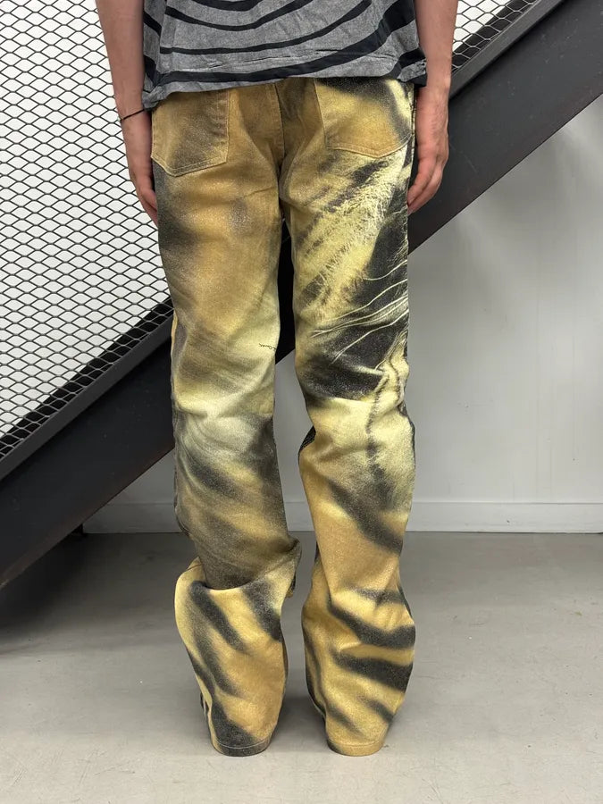 FW2000 Roberto Cavalli Tiger Print Pants wKPGmVT 3