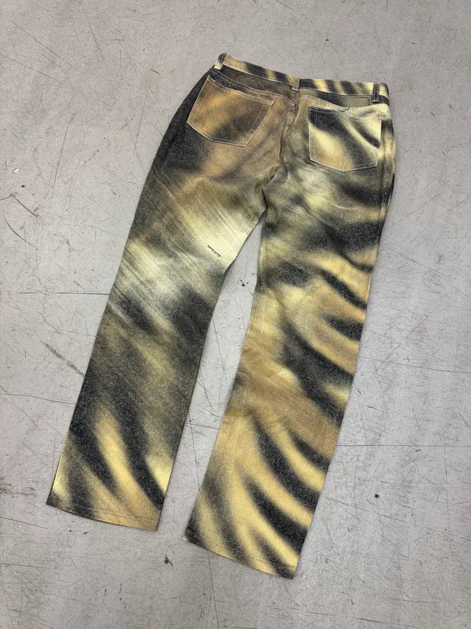 FW2000 Roberto Cavalli Tiger Print Slim Pants FGkeKGT 3