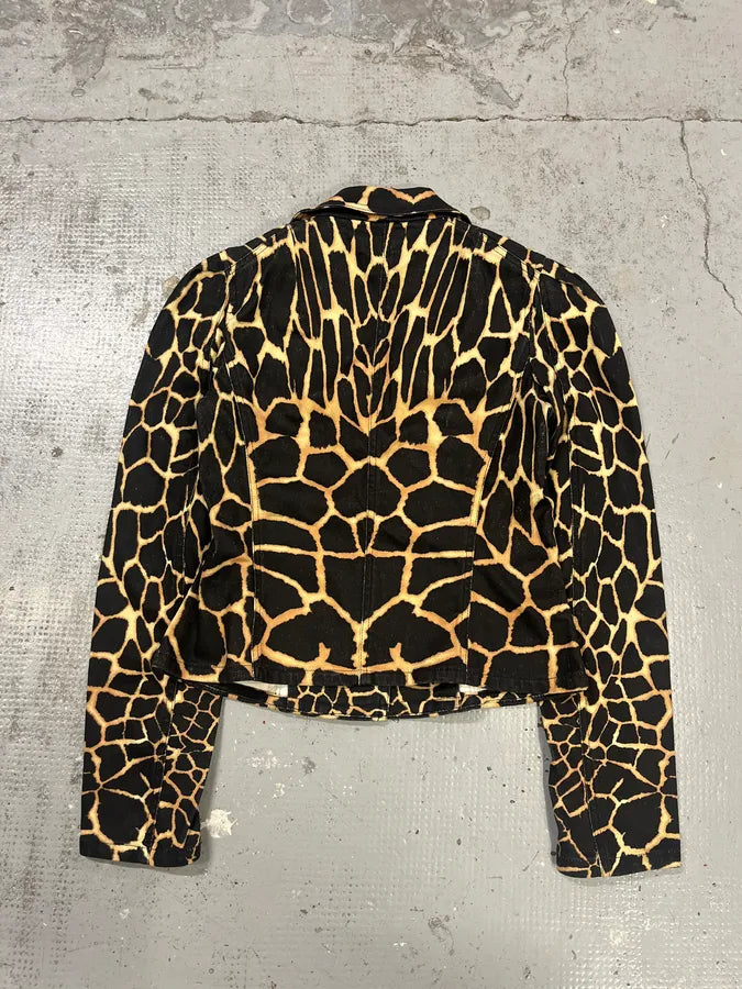 FW2000 Roberto Cavalli Vulcano Seisma Black Blazer Jacket TnRoRos 6