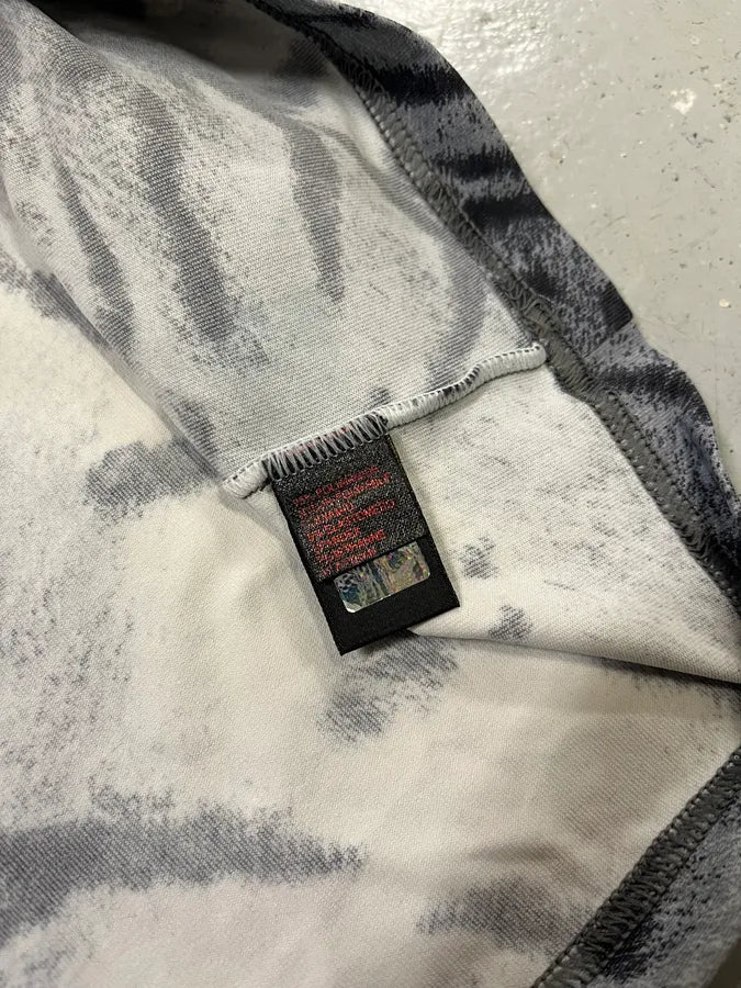 FW2000 Roberto Cavalli White & Blue Zebra Savage Longsleeves PrAfXpq 8