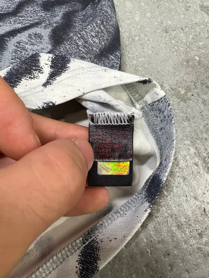 FW2000 Roberto Cavalli Zebra Savage White & Blue Tee-Shirt (S) HqXWLDt 6