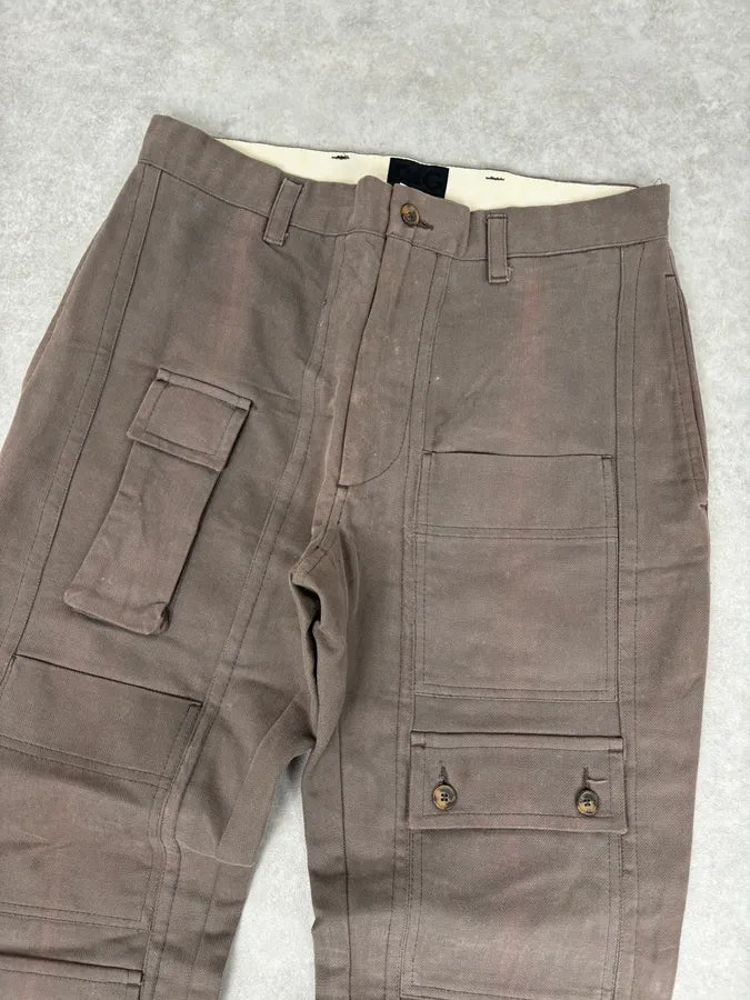 SS2008 Dolce & Gabbana Brown Archive Utility Cargo Pants YTzFIjP 4