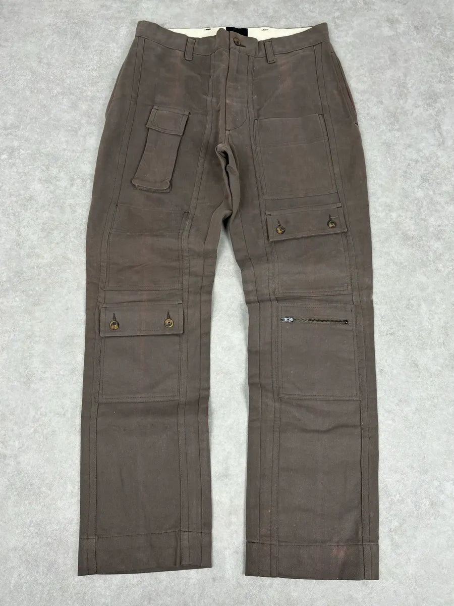 SS2008 Dolce & Gabbana Brown Archive Utility Cargo Pants YTzFIjP 3