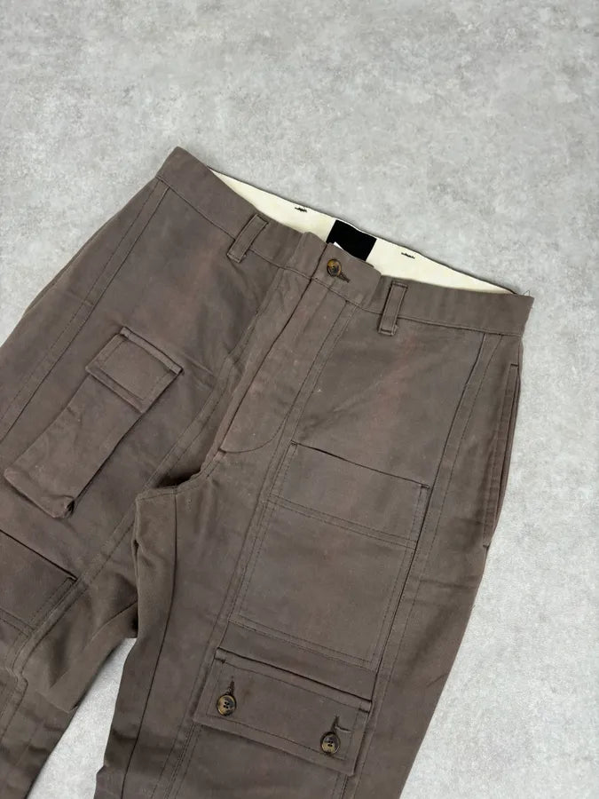 SS2008 Dolce & Gabbana Brown Archive Utility Cargo Pants YTzFIjP 8