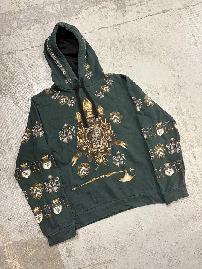 AW2014 Dolce & Gabbana Heraldic Knight Crest Hoodie rXyaimd 3