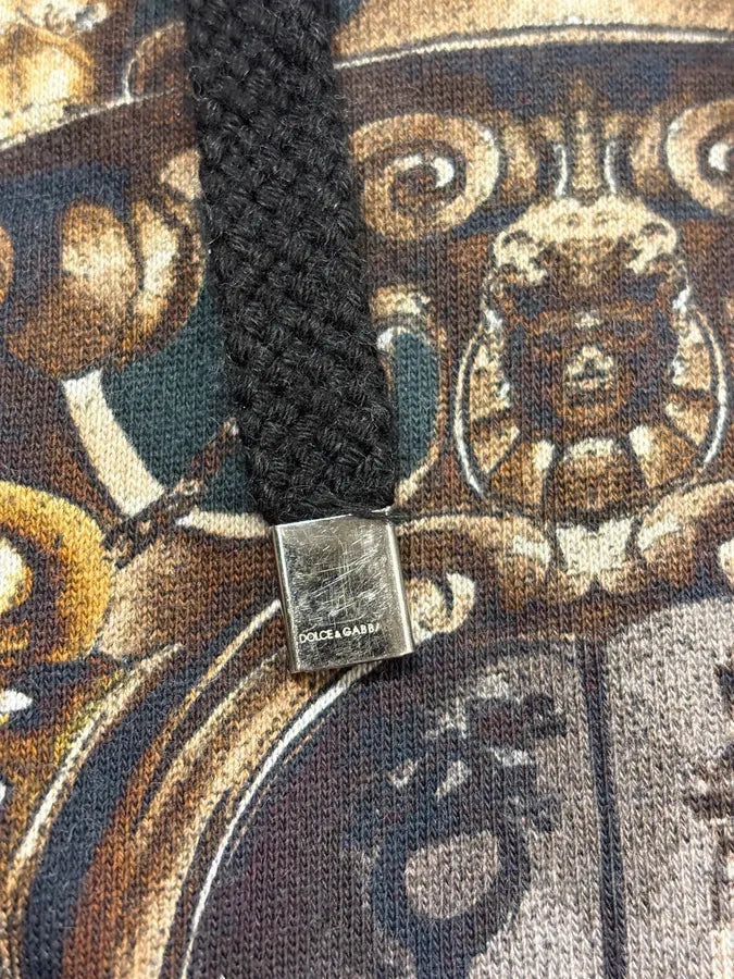 AW2014 Dolce & Gabbana Heraldic Knight Crest Hoodie rXyaimd 7