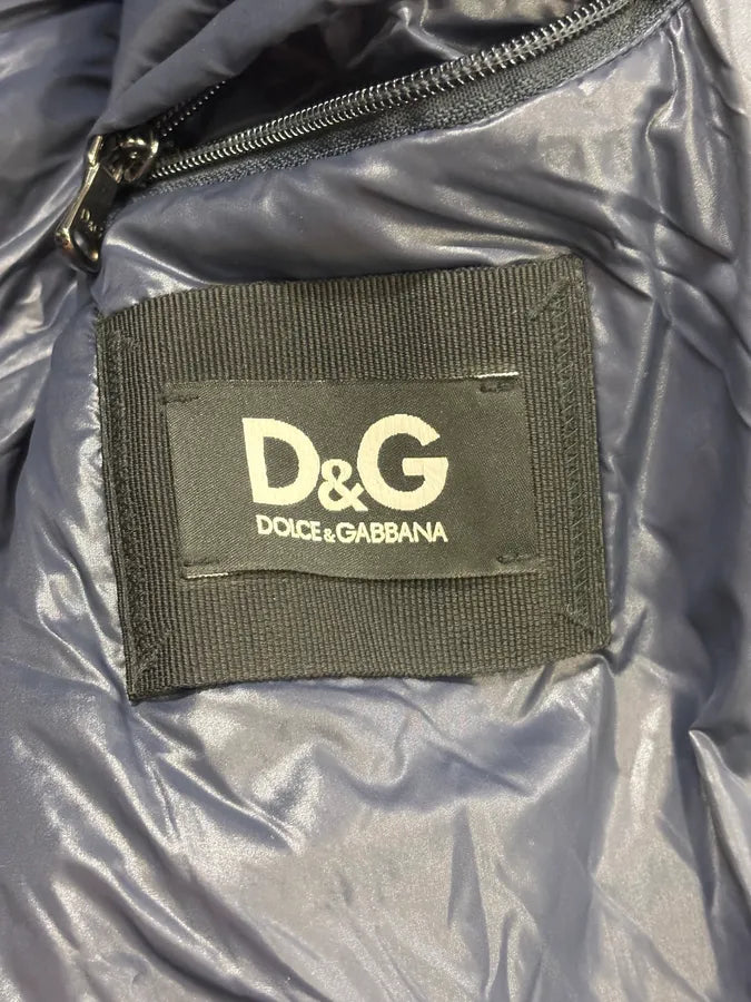 AW2008 Dolce & Gabbana Red Nylon Removable Sleeves Quilted Puffer Jacket lwKNgAk 11