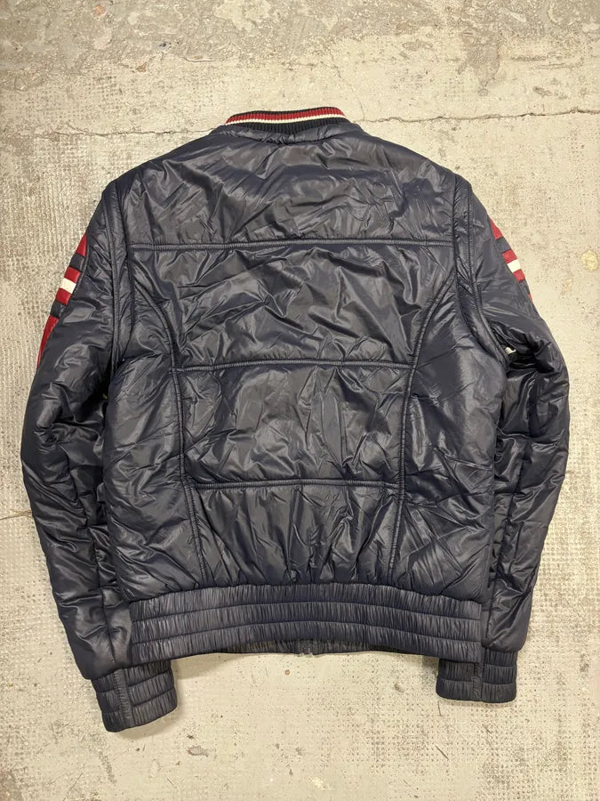 AW2008 Dolce & Gabbana Red Nylon Removable Sleeves Quilted Puffer Jacket lwKNgAk 6