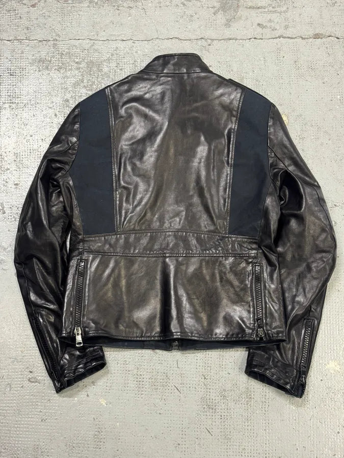 2000s Gucci Black Pro Biker Leather Jacket ZWFqIkI 4