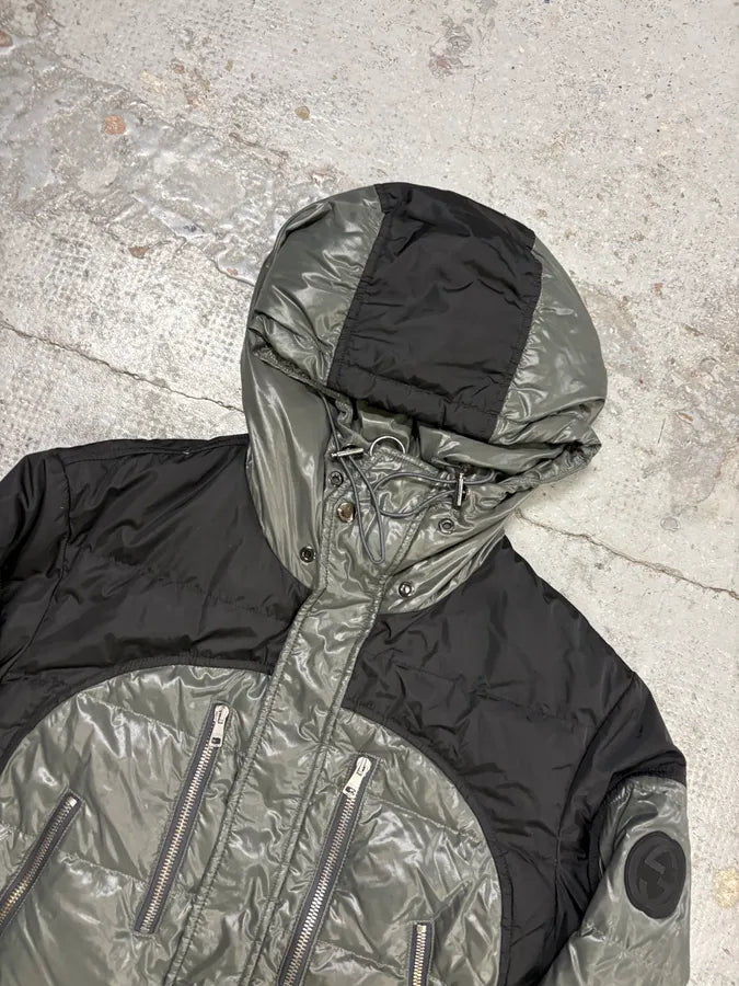 AW2011 Gucci Black & Grey Nylon Quilted Puffer Jacket WOSkWoE 3