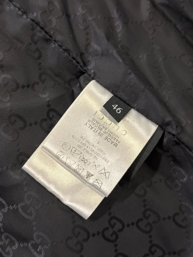 AW2011 Gucci Black & Grey Nylon Quilted Puffer Jacket WOSkWoE 9