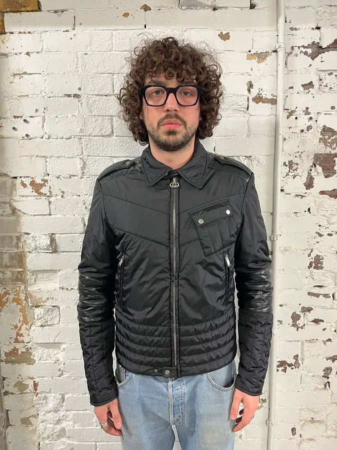 2000s Gucci Black  Nylon Quilted Puffer Jacket vZmnPBq 1