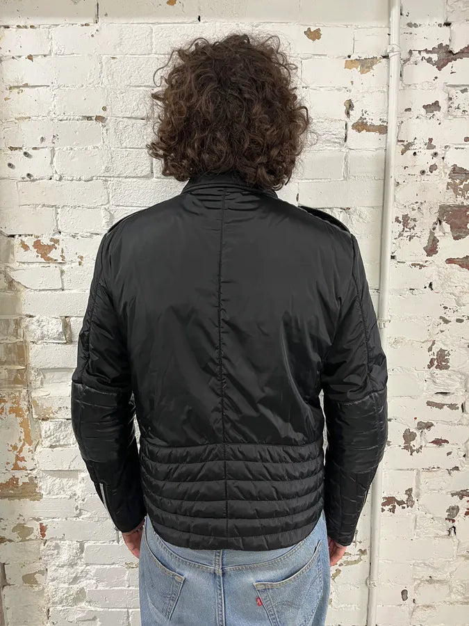 2000s Gucci Black  Nylon Quilted Puffer Jacket vZmnPBq 2