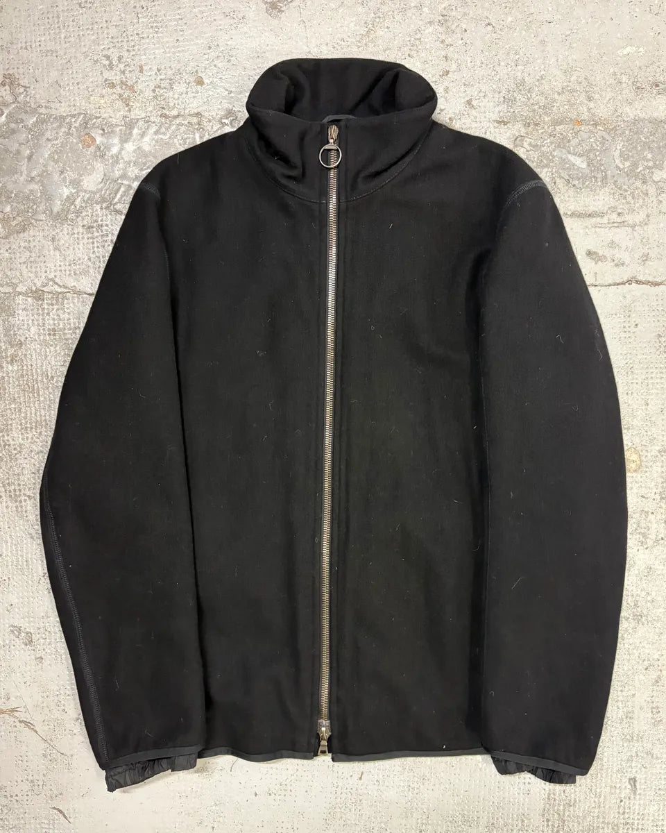 2000s Prada Black Wool Classy Jacket jOZVZtG 0