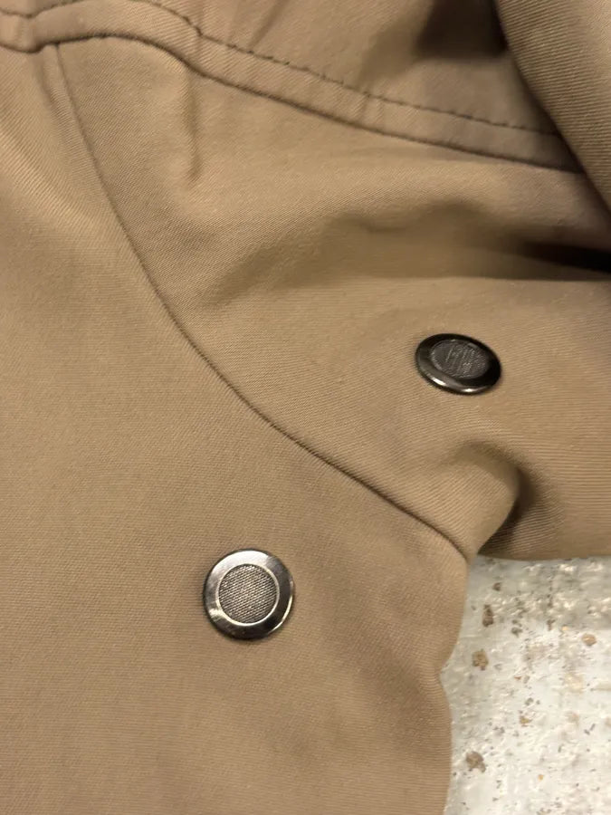 AW2009 Prada Linea Rossa Beige Nylon Ski Removable Hood Jacket emVdwJR 7