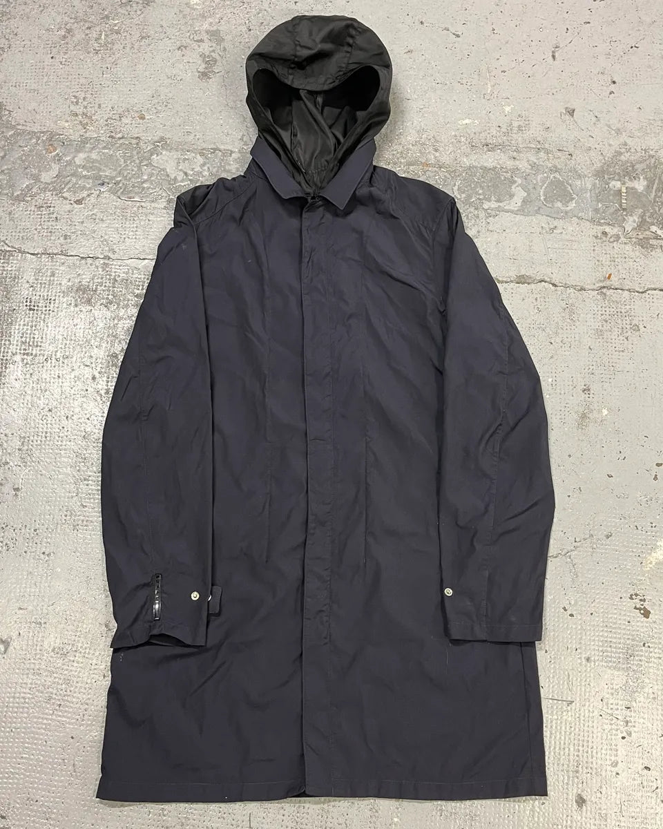 AW2009 Prada Navy Nylon Hooded Jacket Linea Rossa BjQMMoL 2