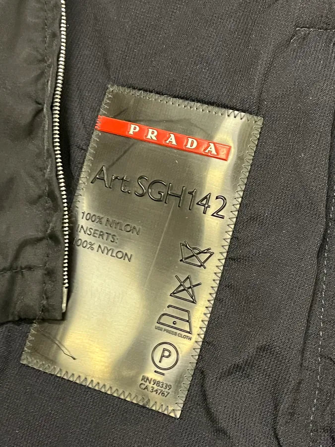 AW2009 Prada Navy Nylon Hooded Jacket Linea Rossa BjQMMoL 10