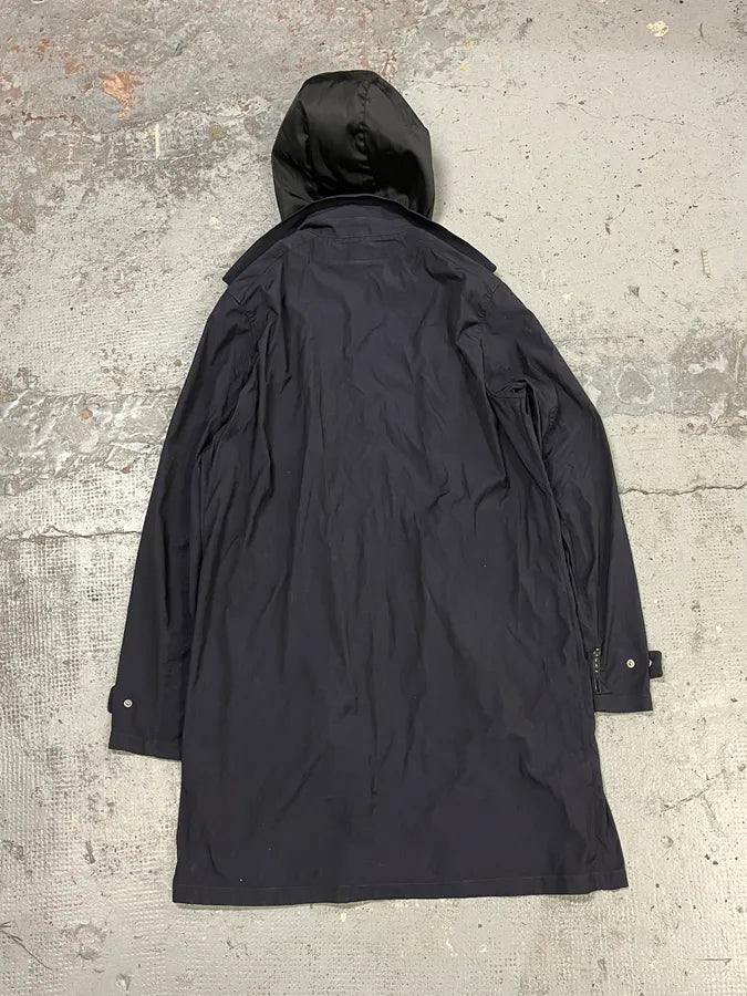 AW2009 Prada Navy Nylon Hooded Jacket Linea Rossa BjQMMoL 3