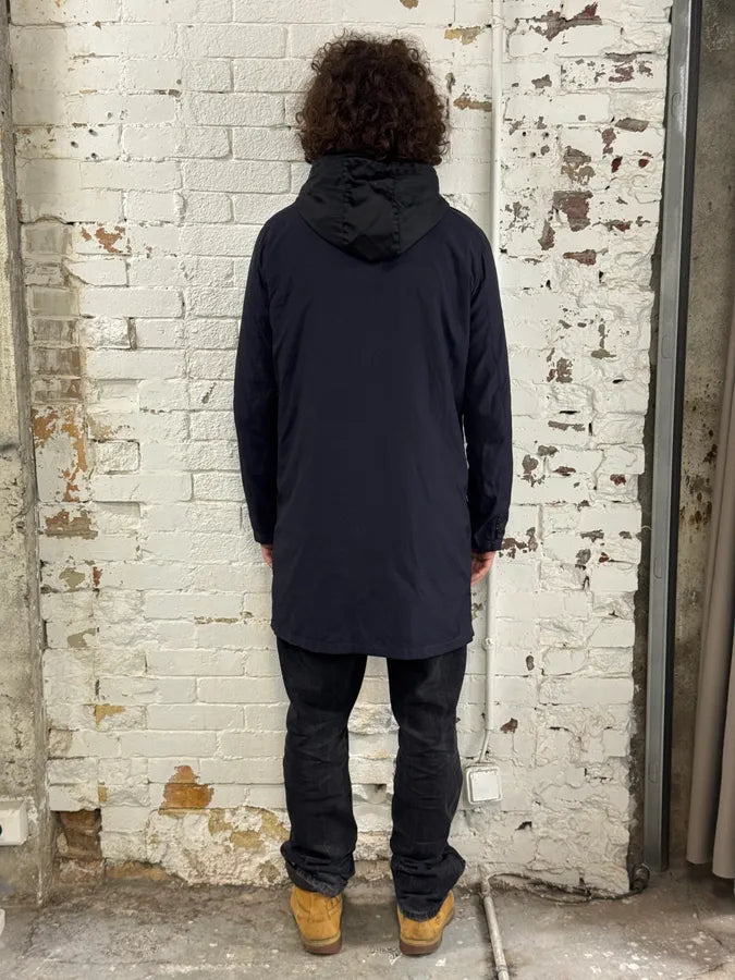 AW2009 Prada Navy Nylon Hooded Jacket Linea Rossa BjQMMoL 1