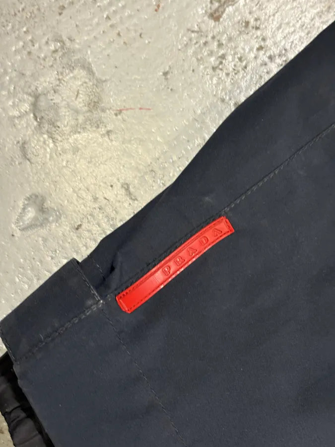 AW2008 Prada Navy Nylon Long Jacket  oIPTEvQ 6
