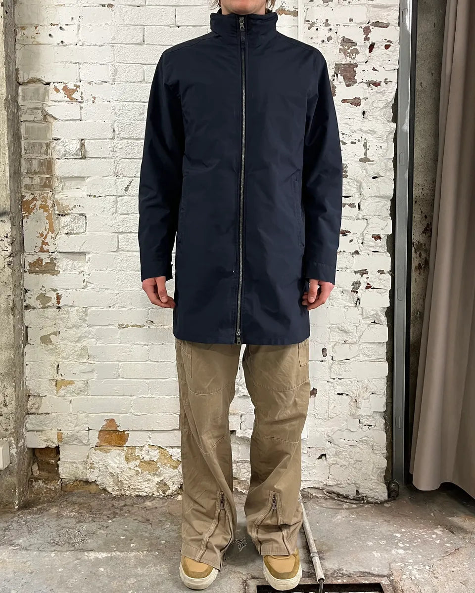AW2008 Prada Navy Nylon Long Jacket  oIPTEvQ 1