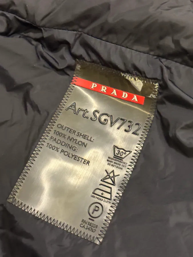 AW2008 Prada Navy Nylon Long Jacket  oIPTEvQ 9