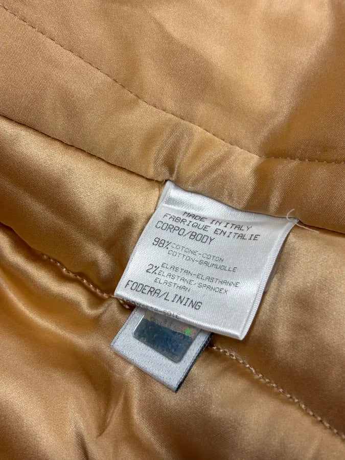 AW2002 Roberto Cavalli Gold Floral Jacquard Jacket HXPTvwO 8