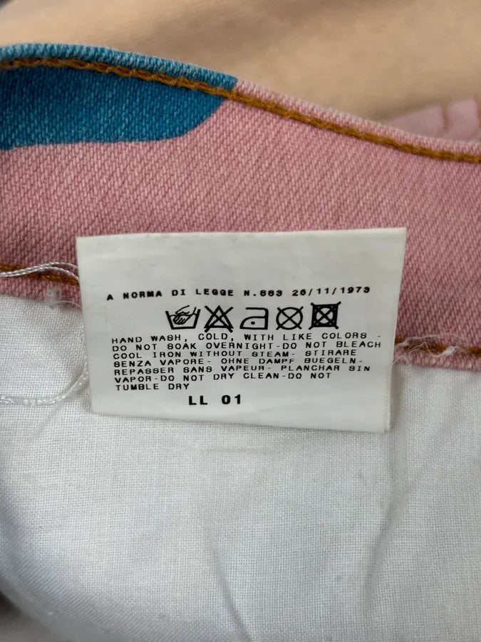 2000s Roberto Cavalli Multicolor Cotton Floral Print Pants uKTbpuE 12