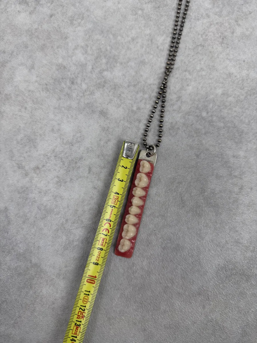 FW2001 Carol Christian Poell Teeth MM/1480 Necklace eYnQtGC 3
