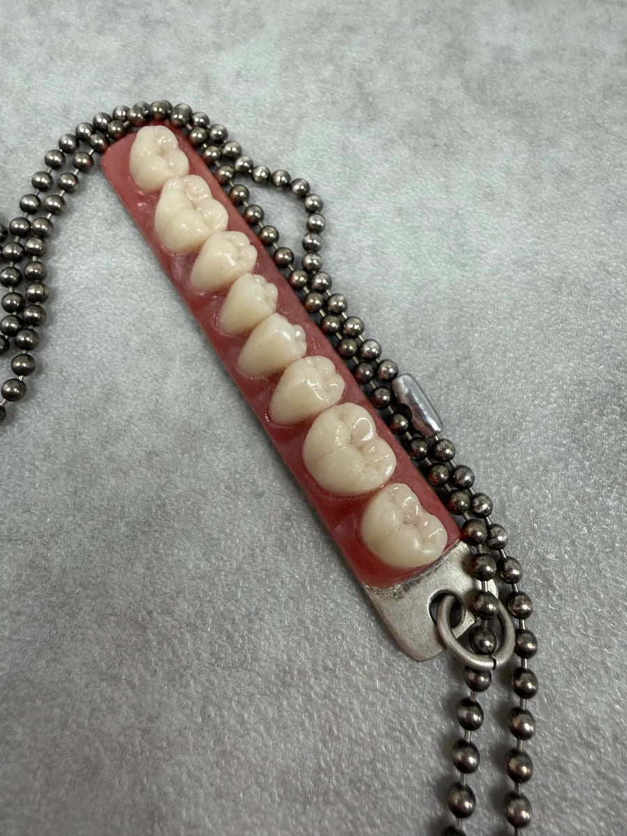 FW2001 Carol Christian Poell Teeth MM/1480 Necklace eYnQtGC 6