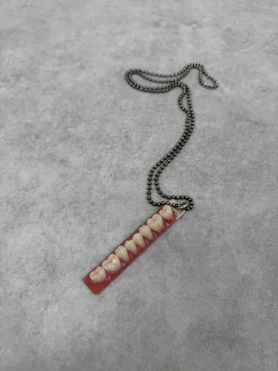 FW2001 Carol Christian Poell Teeth MM/1480 Necklace eYnQtGC 7