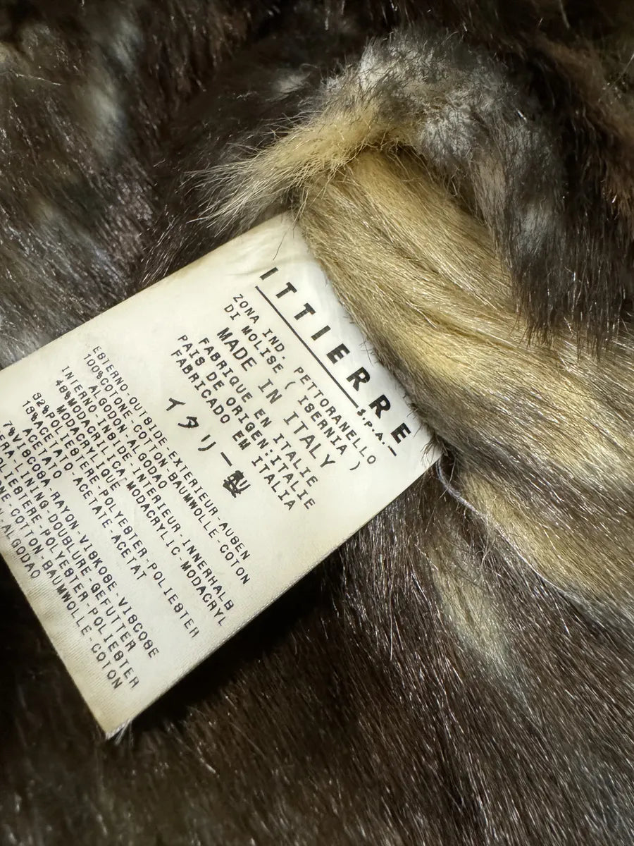 FW2001 Dolce & Gabbana Beige Fur Corduroy Jacket NqBKqbw 8