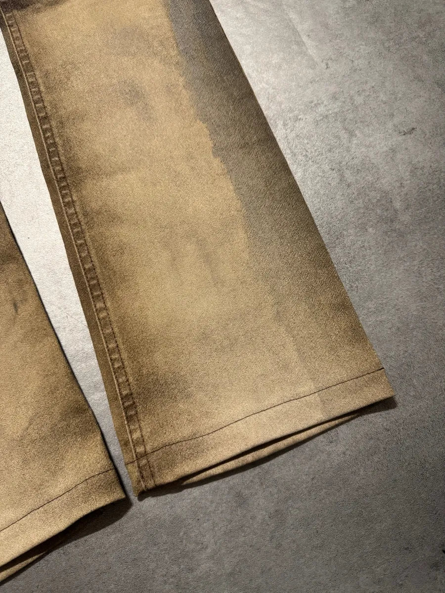FW2001 Roberto Cavalli Brown Autumn Forest Wood Pants (XS) 5