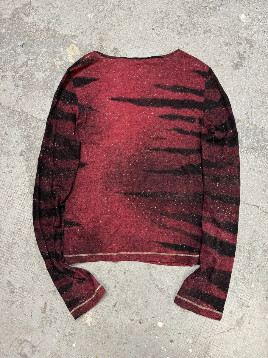 FW2001 Roberto Cavalli Demon Silk V Top (S/M) 3