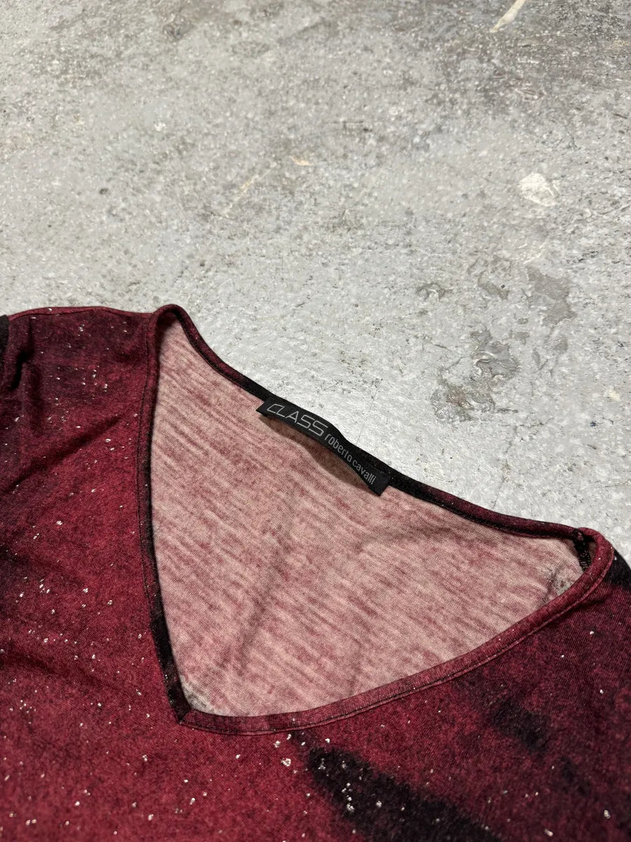 FW2001 Roberto Cavalli Demon Silk V Top (S/M) 5