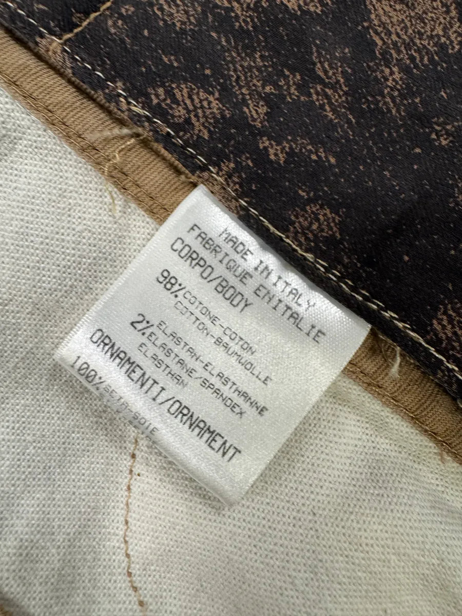 FW2001 Roberto Cavalli Destroyed Leopard Cropped Jacket sUbSVzQ 9