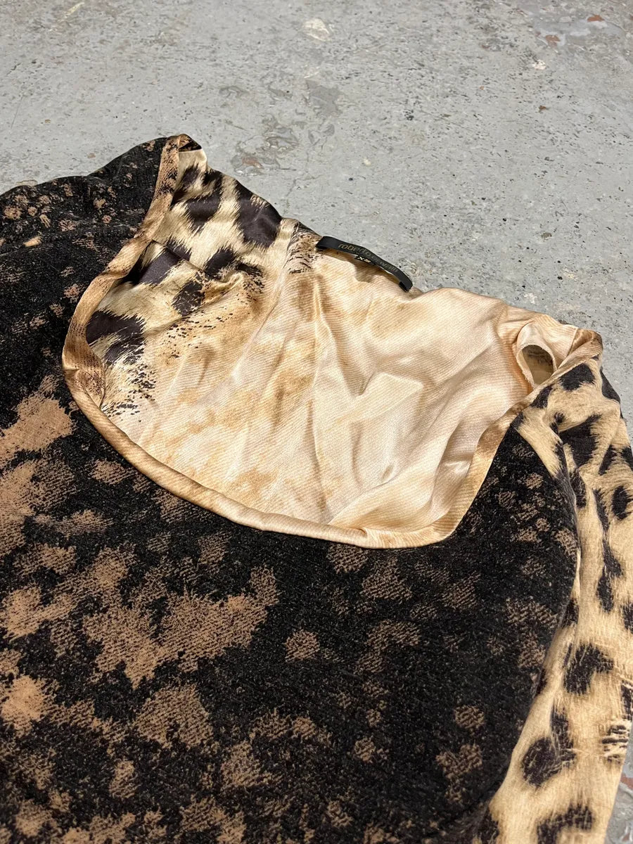 FW2001 Roberto Cavalli Gradient Leopard Dress AiudWiH 4