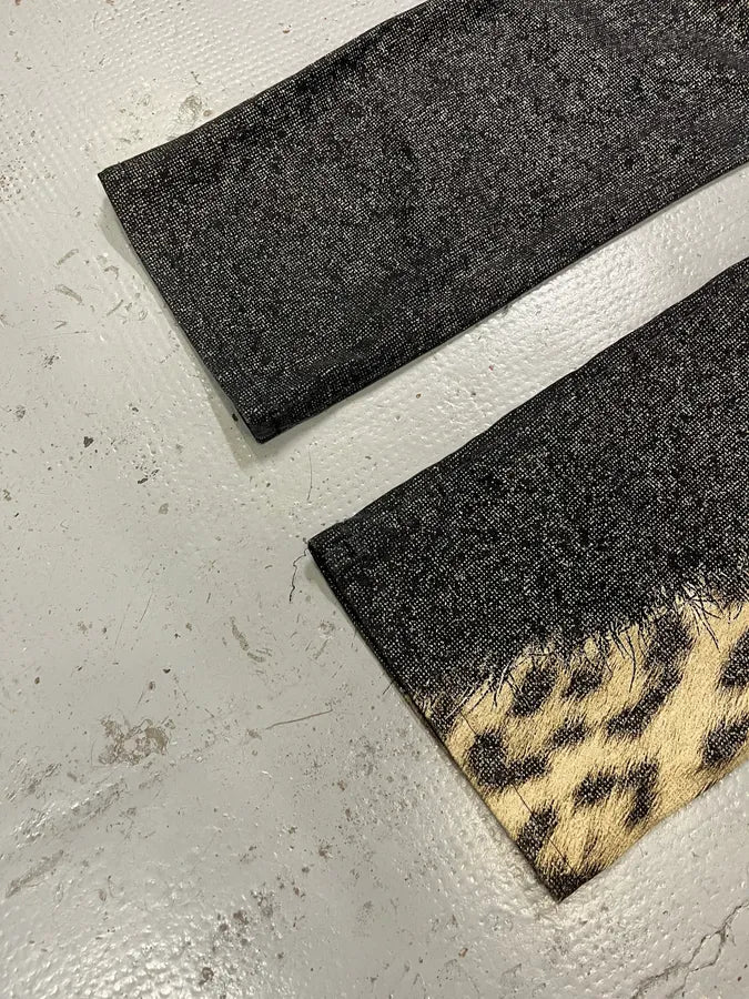FW2001 Roberto Cavalli Shinny Faux Fur Leopard Pants TDdsVBc 6