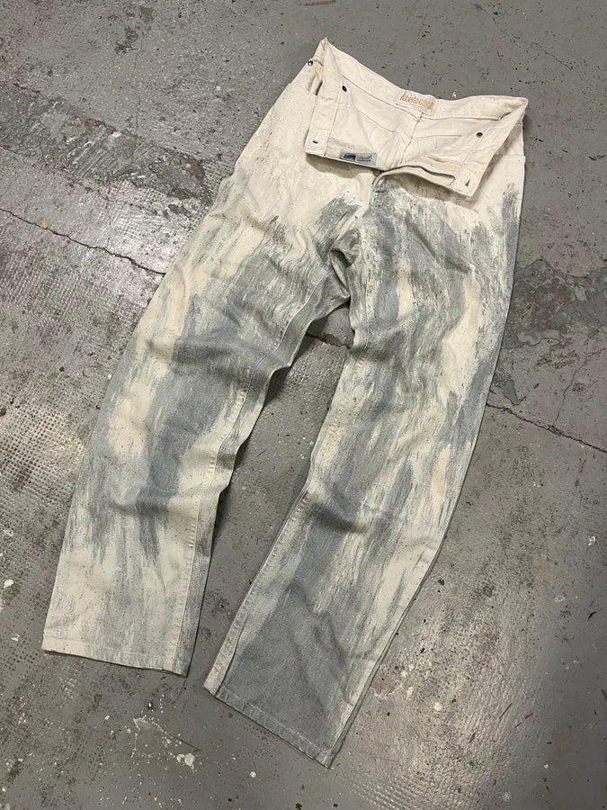 FW2001 Roberto Cavalli Winter Blue Storm Pants (S) YjMtQtR 5