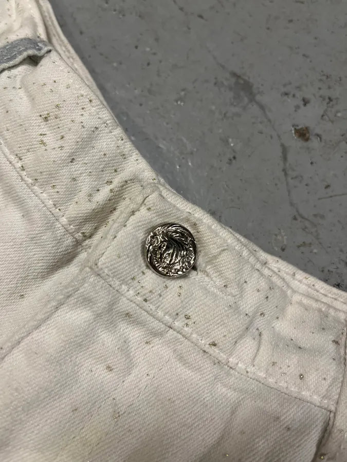 FW2001 Roberto Cavalli Winter Blue Storm Pants (S) YjMtQtR 7