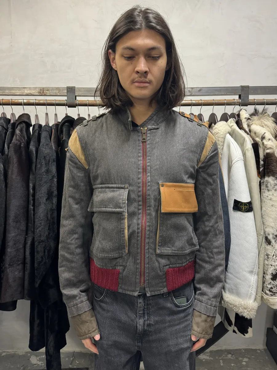 FW2002 Dsquared2 Cotton Cargo Utility Zip Jacket (M/L) 1