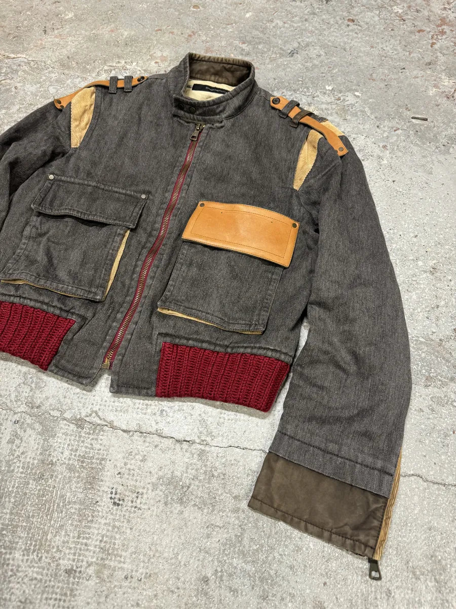 FW2002 Dsquared2 Cotton Cargo Utility Zip Jacket (M/L) 7