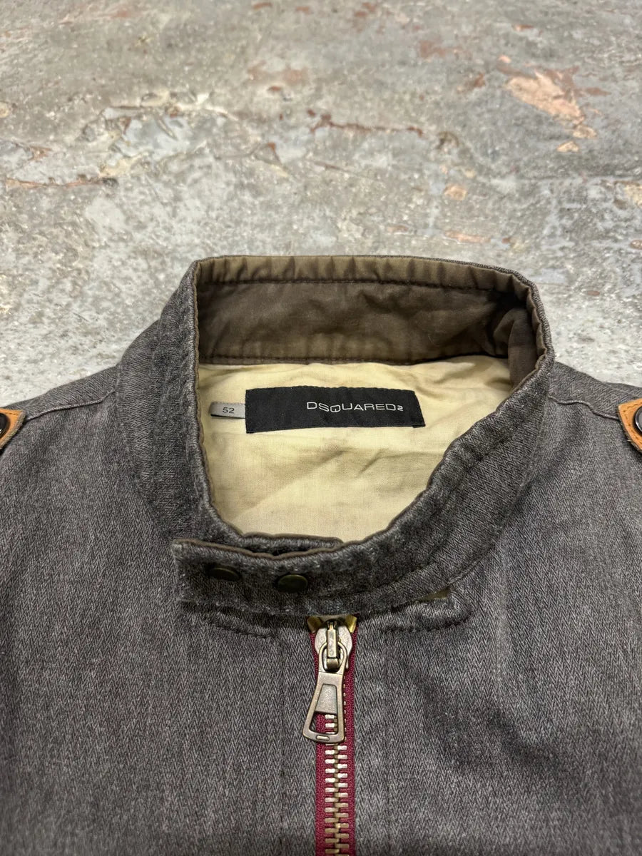 FW2002 Dsquared2 Cotton Cargo Utility Zip Jacket (M/L) 9