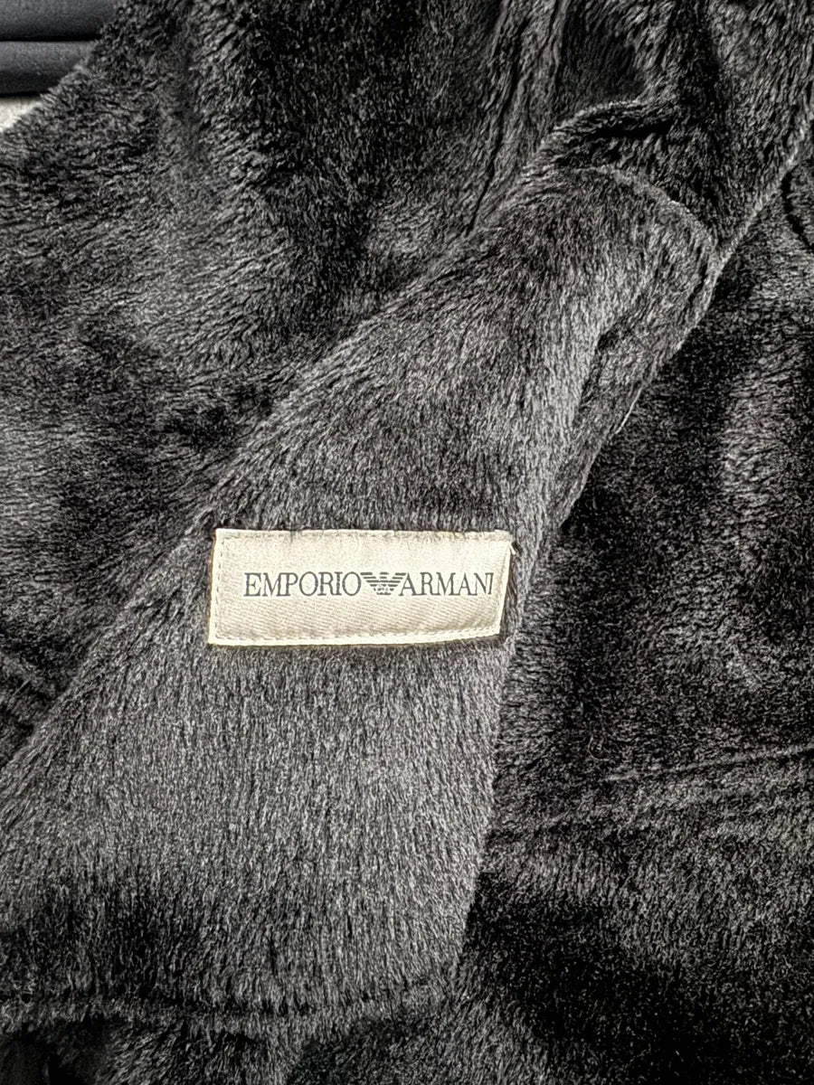 FW2002 Emporio Armani Tornado Arm Zips Asymmetrical Navy Jacket (L) ZYKvHkh 7